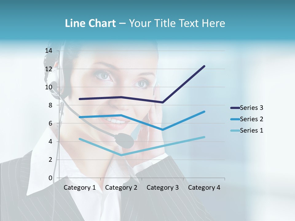 Headset Helpdesk Suit PowerPoint Template