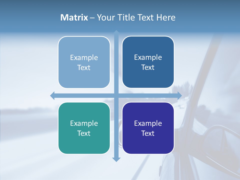 Outdoors Velocity Mirror PowerPoint Template