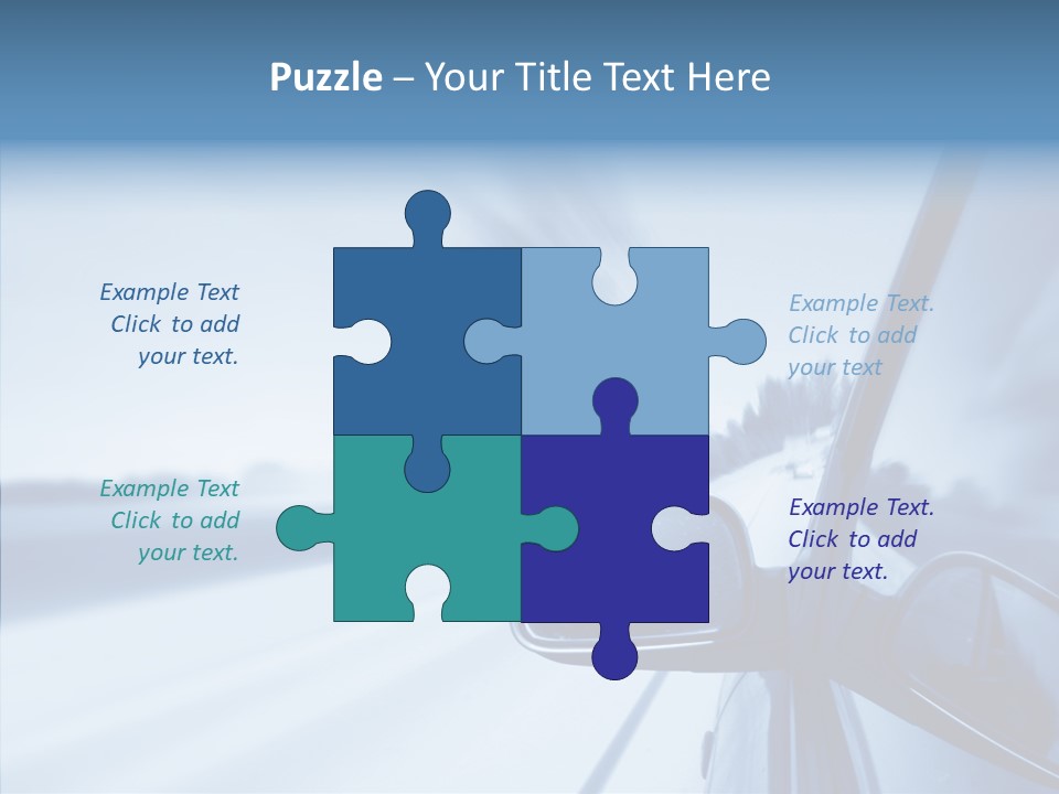 Outdoors Velocity Mirror PowerPoint Template