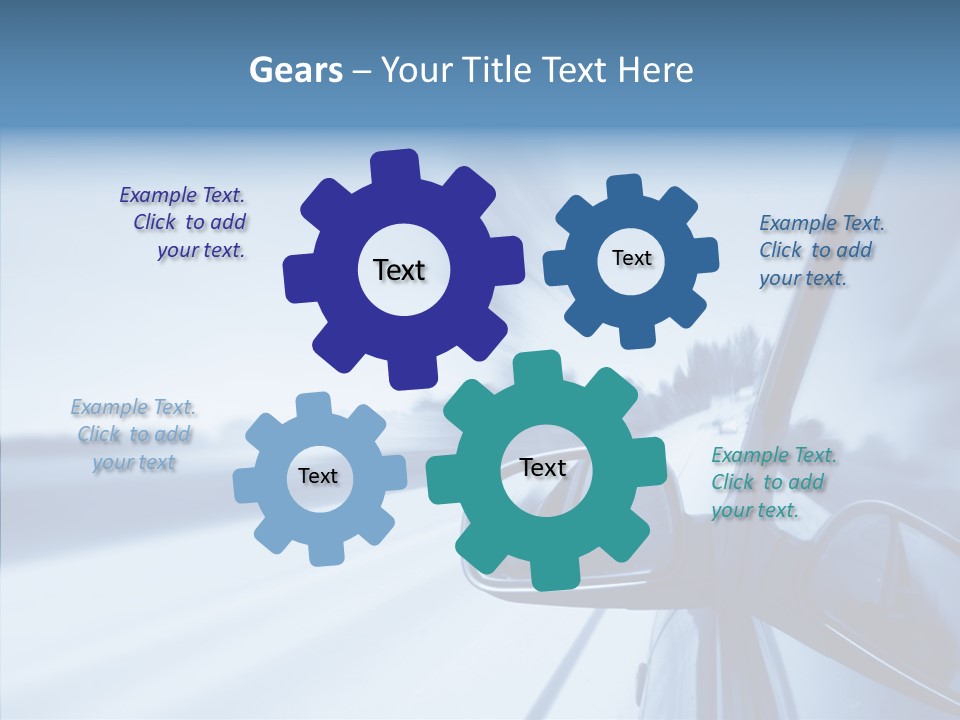 Outdoors Velocity Mirror PowerPoint Template