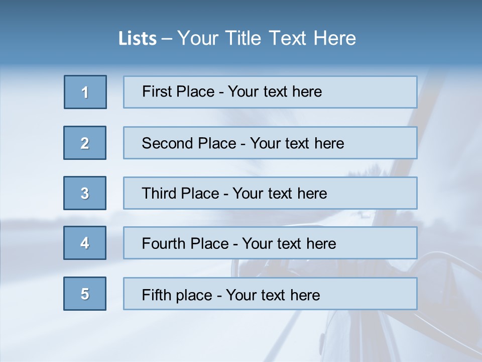 Outdoors Velocity Mirror PowerPoint Template