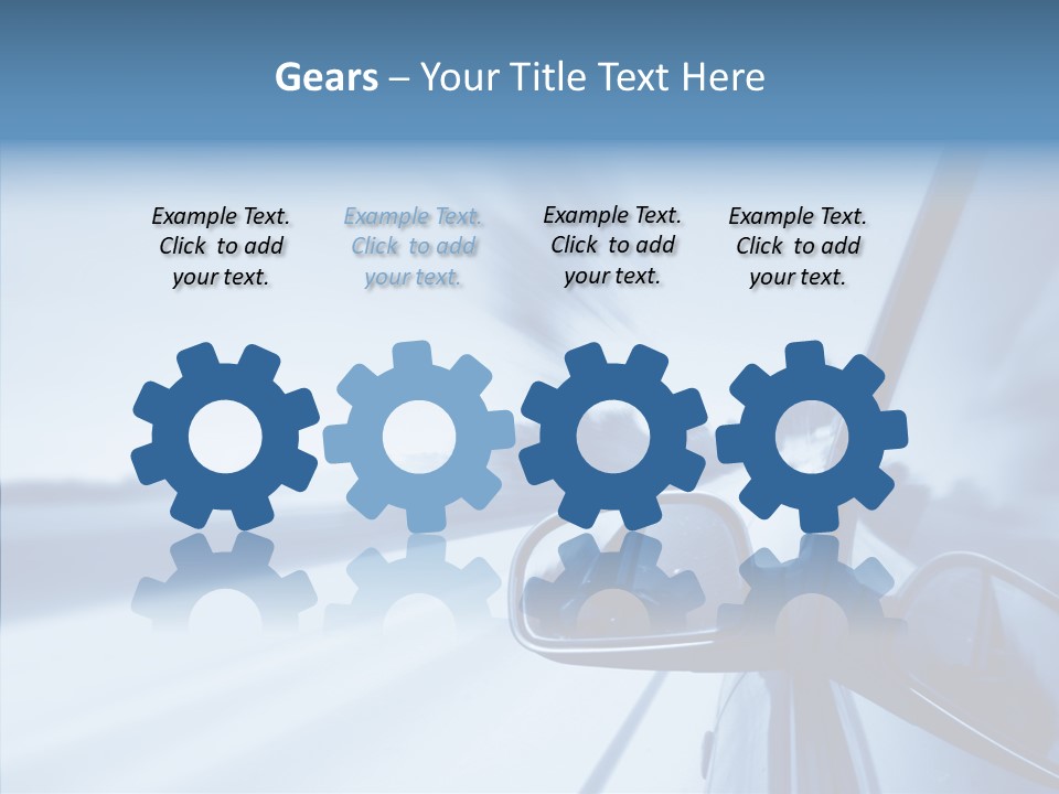 Outdoors Velocity Mirror PowerPoint Template