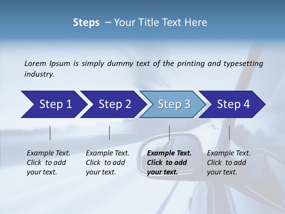 Outdoors Velocity Mirror PowerPoint Template