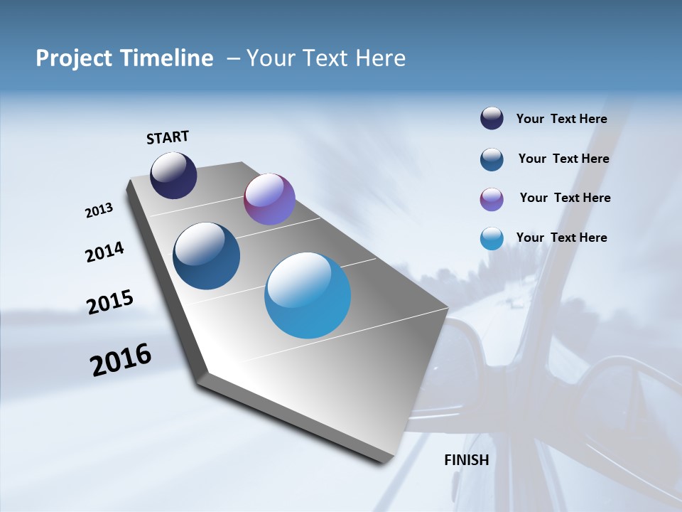 Outdoors Velocity Mirror PowerPoint Template
