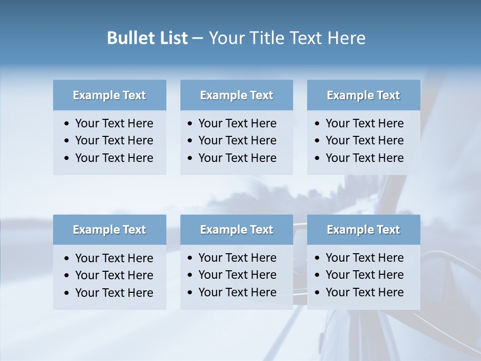 Outdoors Velocity Mirror PowerPoint Template