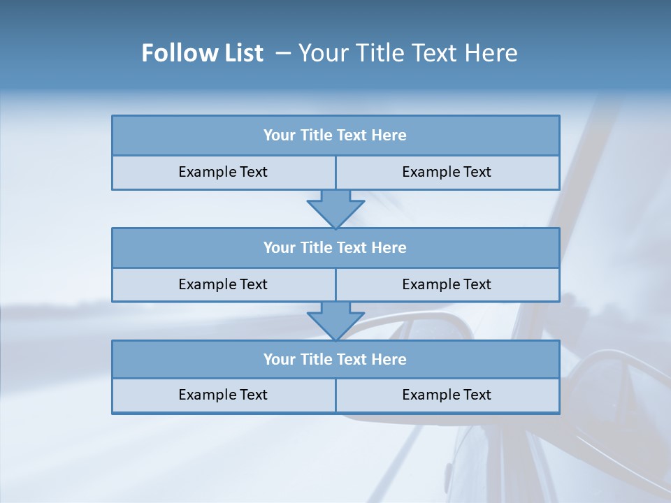 Outdoors Velocity Mirror PowerPoint Template