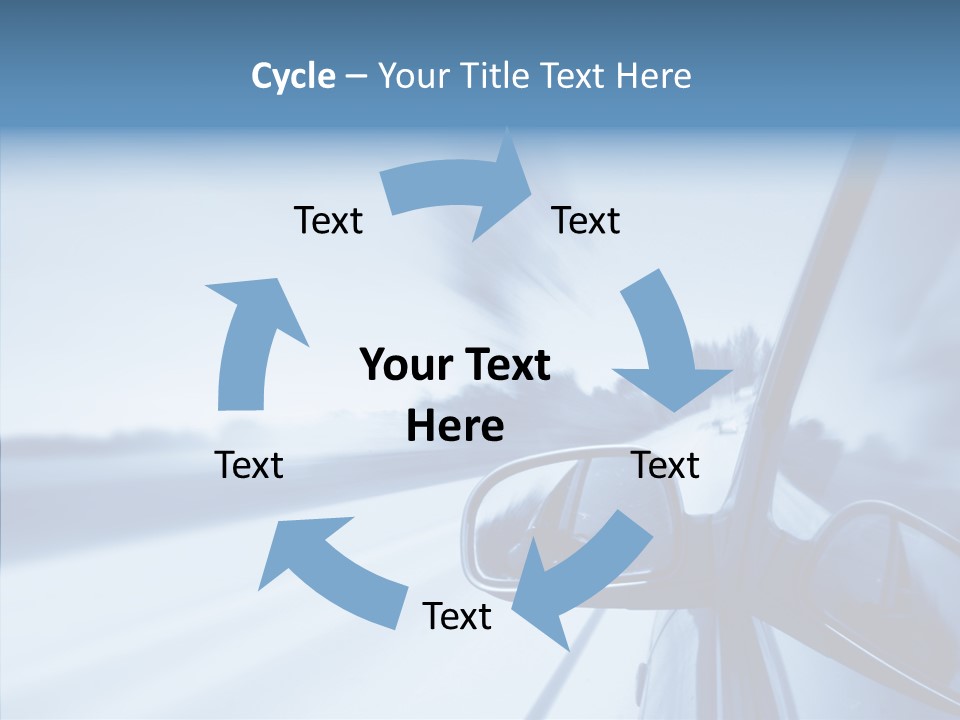 Outdoors Velocity Mirror PowerPoint Template