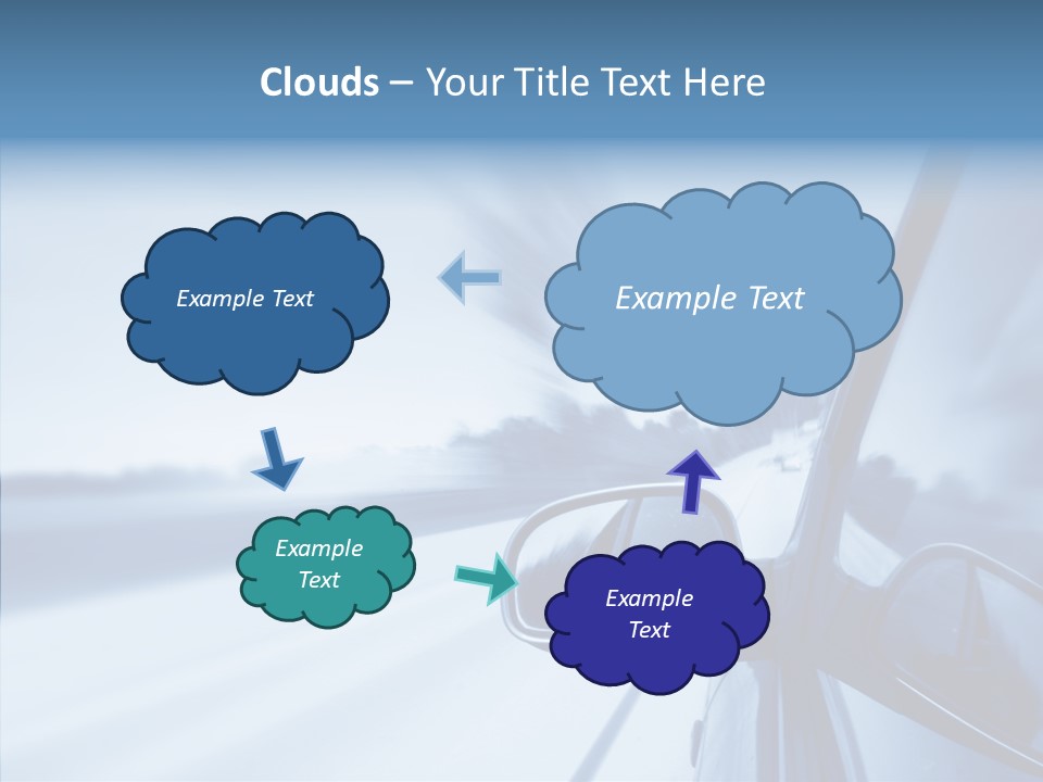 Outdoors Velocity Mirror PowerPoint Template