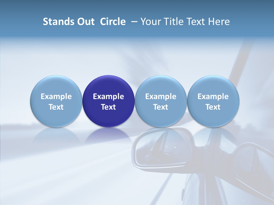 Outdoors Velocity Mirror PowerPoint Template