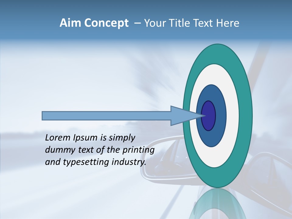 Outdoors Velocity Mirror PowerPoint Template