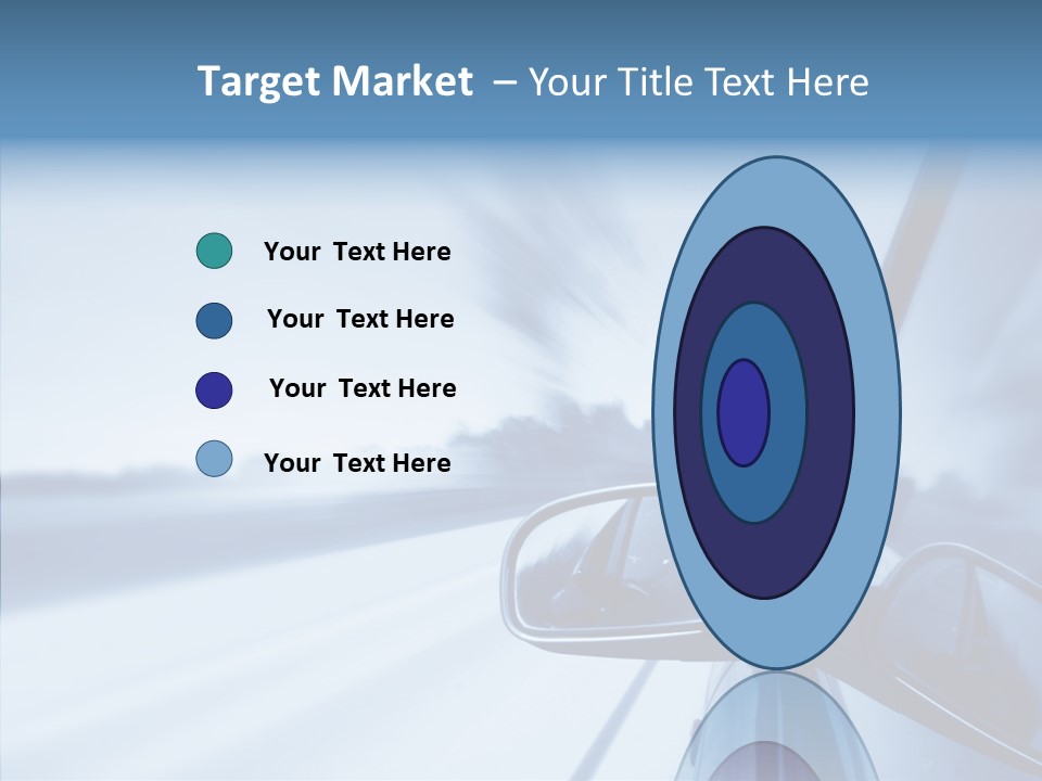 Outdoors Velocity Mirror PowerPoint Template