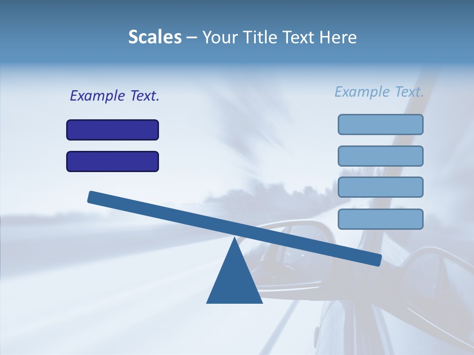 Outdoors Velocity Mirror PowerPoint Template