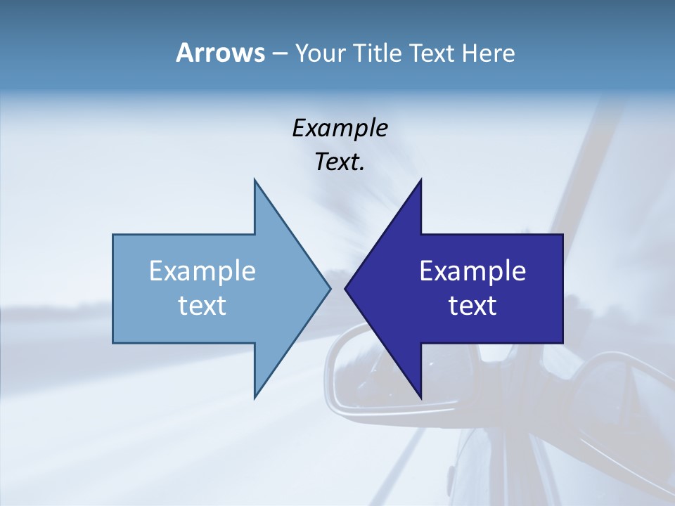 Outdoors Velocity Mirror PowerPoint Template