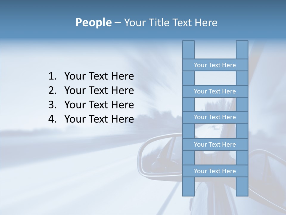 Outdoors Velocity Mirror PowerPoint Template