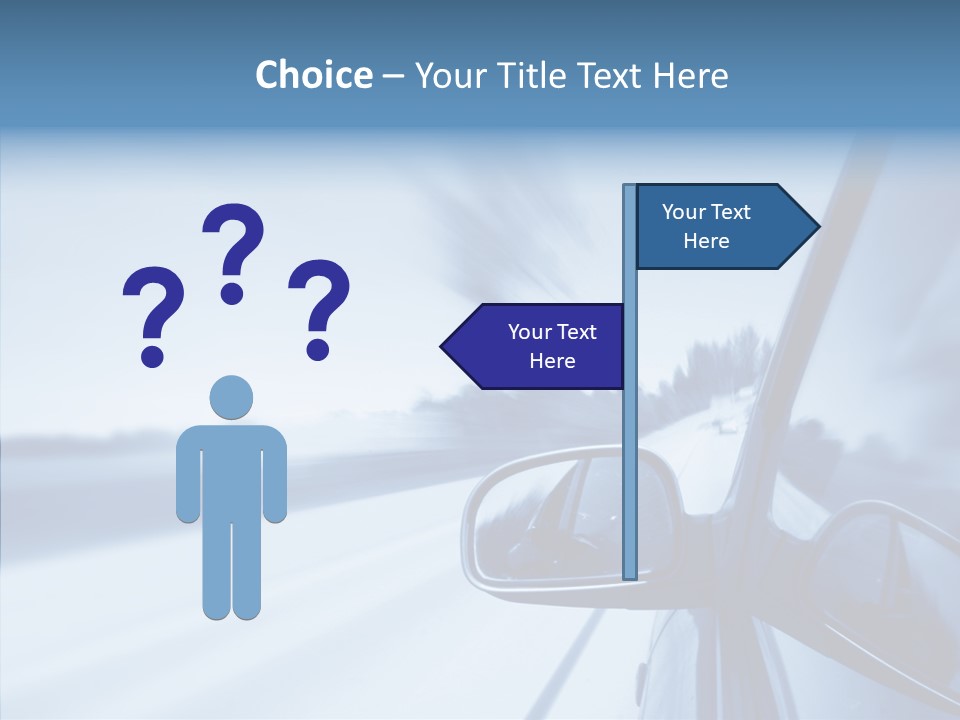 Outdoors Velocity Mirror PowerPoint Template