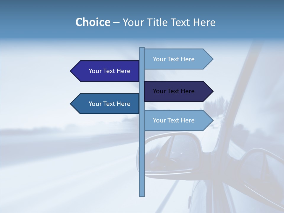 Outdoors Velocity Mirror PowerPoint Template
