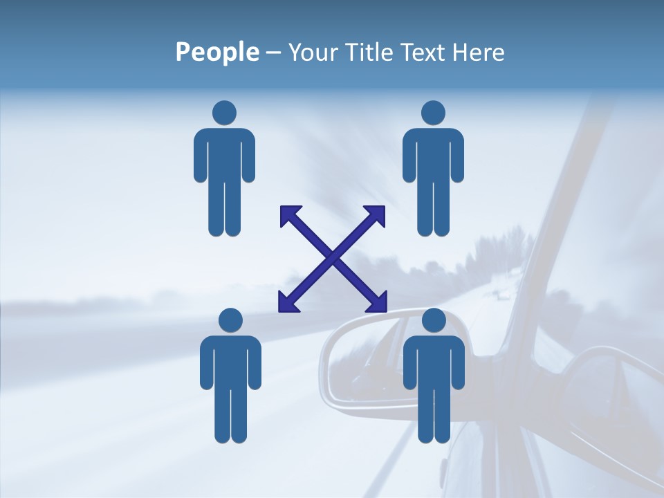 Outdoors Velocity Mirror PowerPoint Template