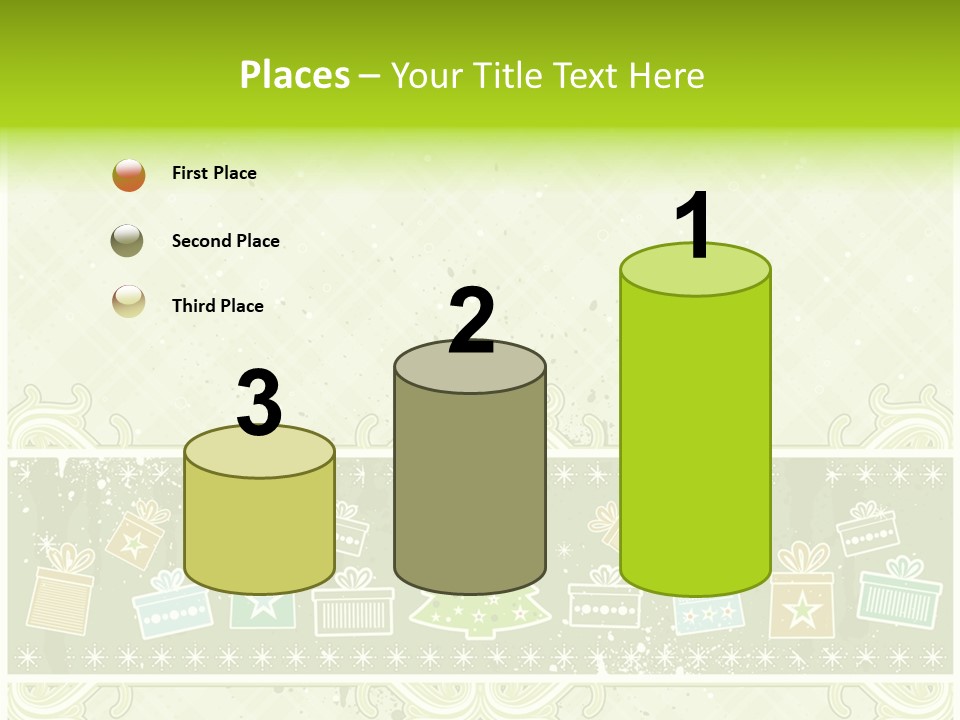 Flake Invitation Card PowerPoint Template