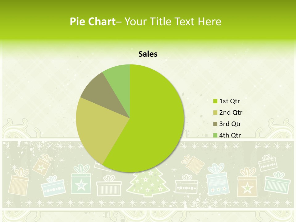 Flake Invitation Card PowerPoint Template