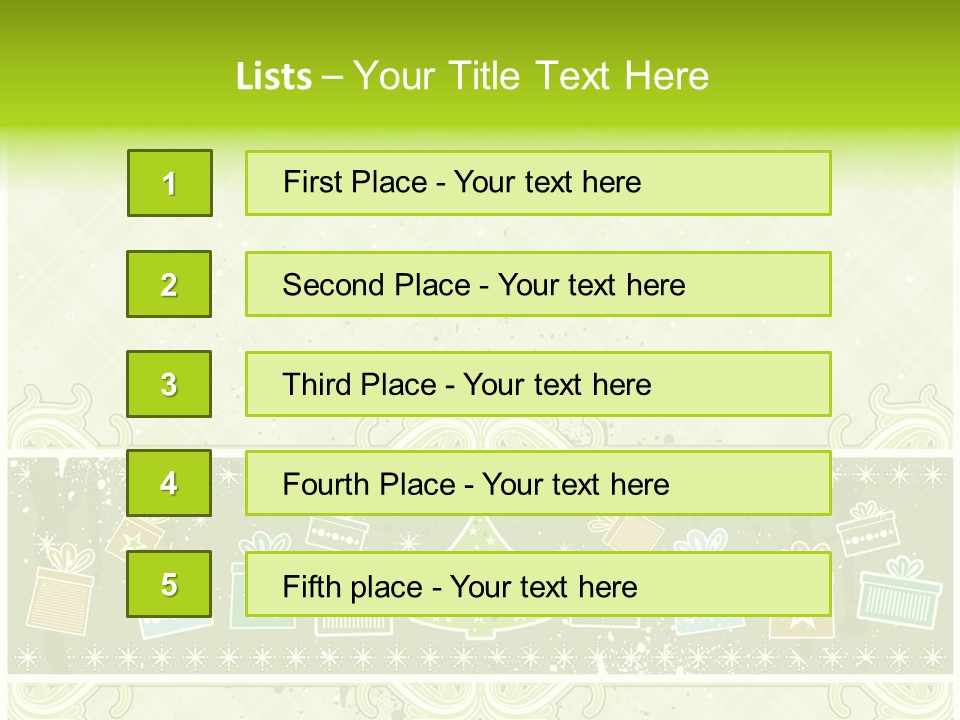 Flake Invitation Card PowerPoint Template