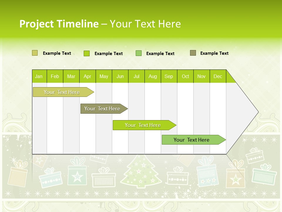 Flake Invitation Card PowerPoint Template