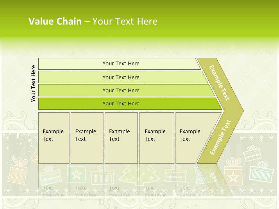 Flake Invitation Card PowerPoint Template