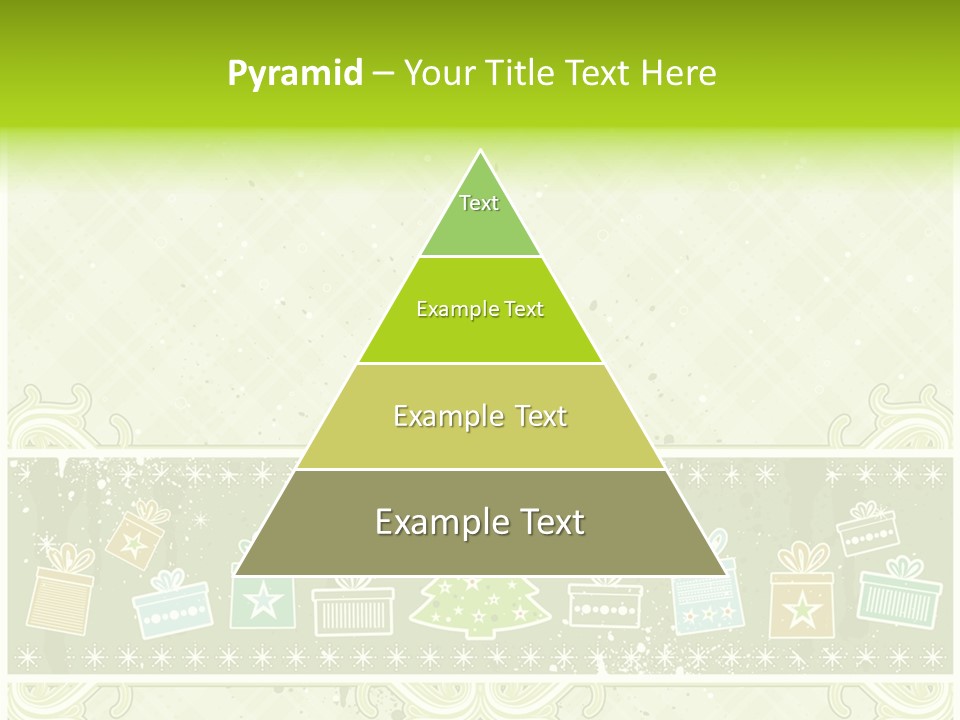 Flake Invitation Card PowerPoint Template