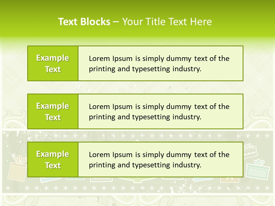 Flake Invitation Card PowerPoint Template