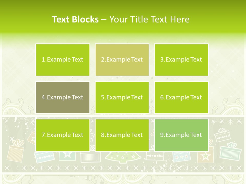 Flake Invitation Card PowerPoint Template