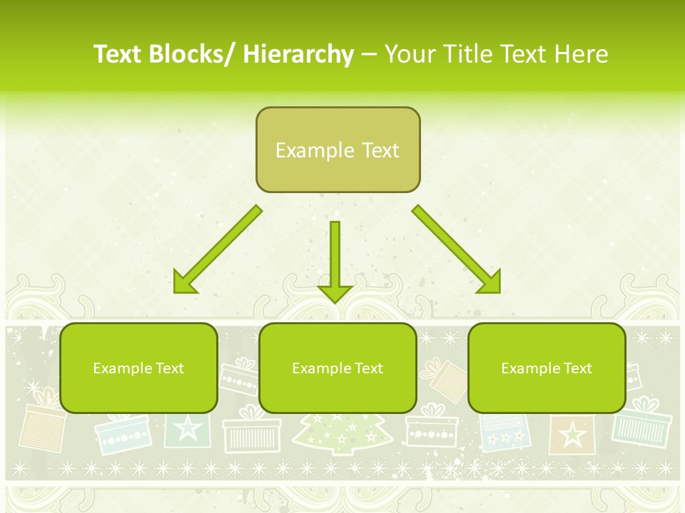 Flake Invitation Card PowerPoint Template