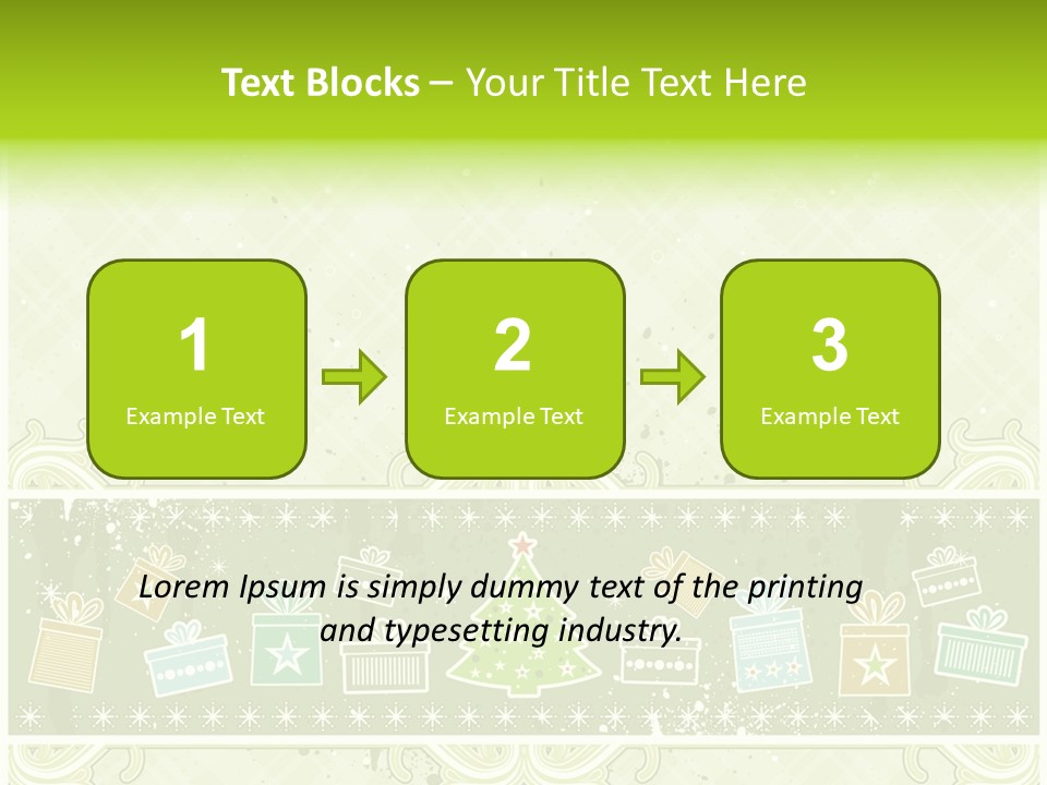 Flake Invitation Card PowerPoint Template