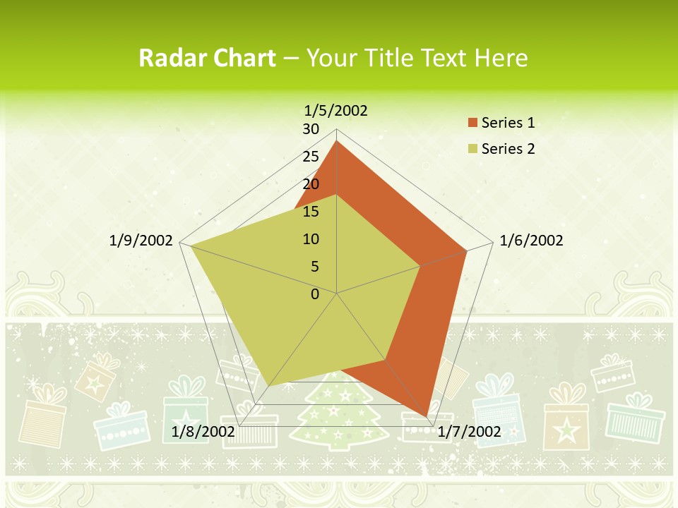 Flake Invitation Card PowerPoint Template