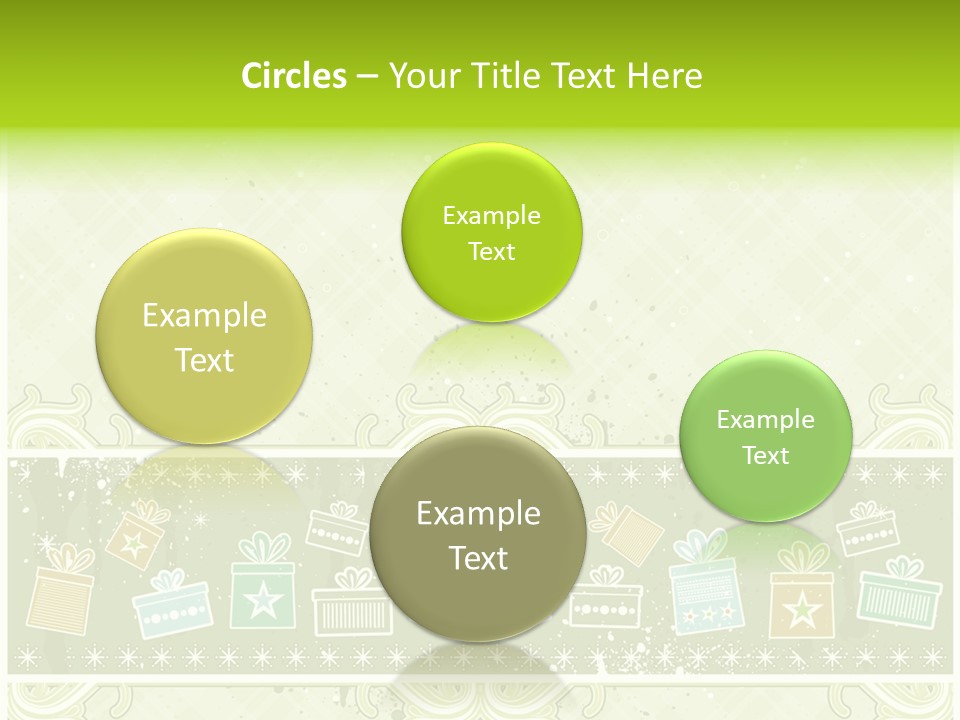 Flake Invitation Card PowerPoint Template