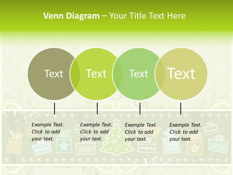 Flake Invitation Card PowerPoint Template