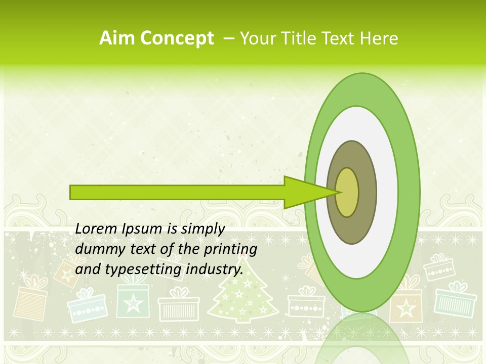 Flake Invitation Card PowerPoint Template