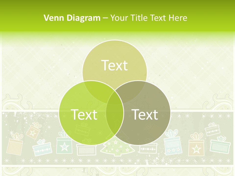 Flake Invitation Card PowerPoint Template