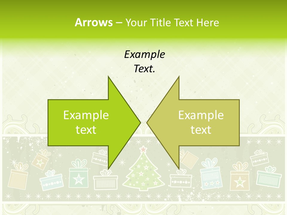 Flake Invitation Card PowerPoint Template