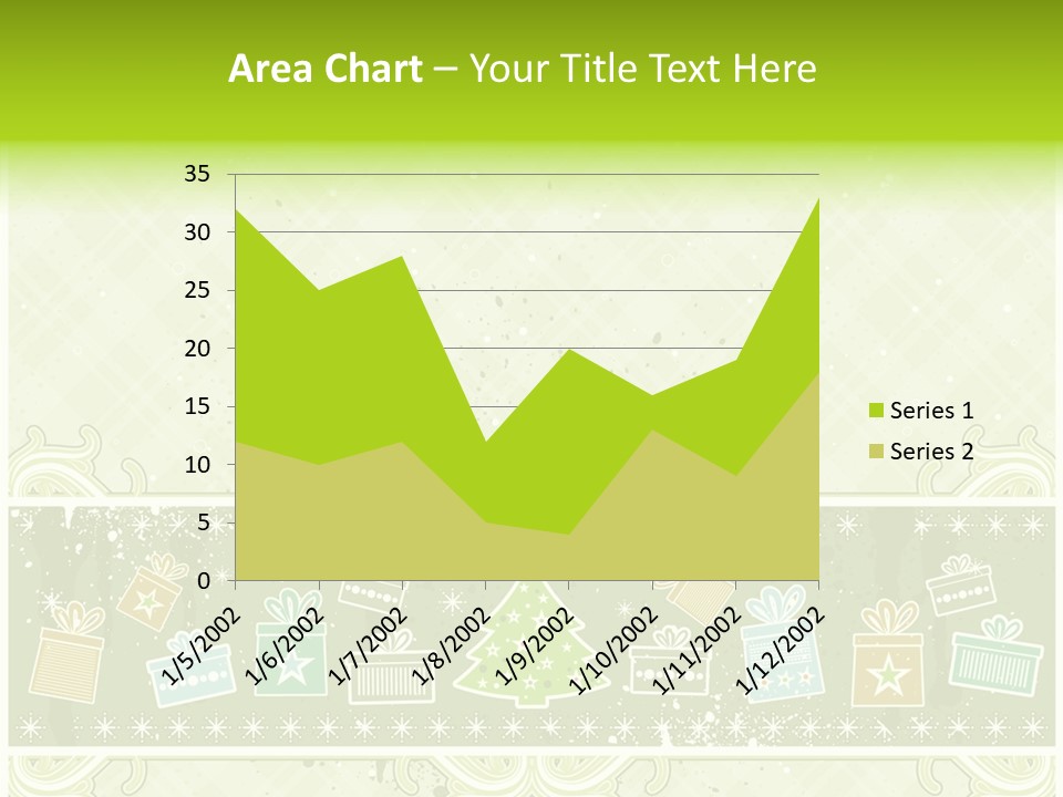 Flake Invitation Card PowerPoint Template