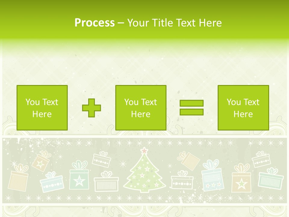 Flake Invitation Card PowerPoint Template