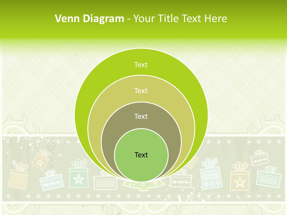 Flake Invitation Card PowerPoint Template