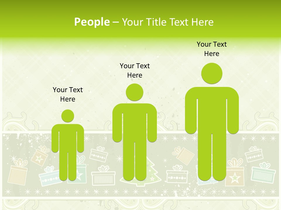 Flake Invitation Card PowerPoint Template