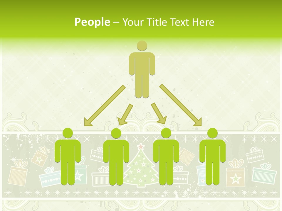 Flake Invitation Card PowerPoint Template