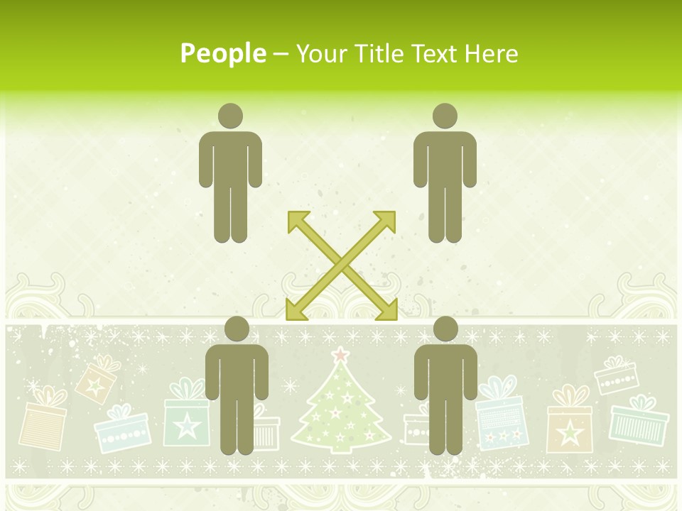 Flake Invitation Card PowerPoint Template