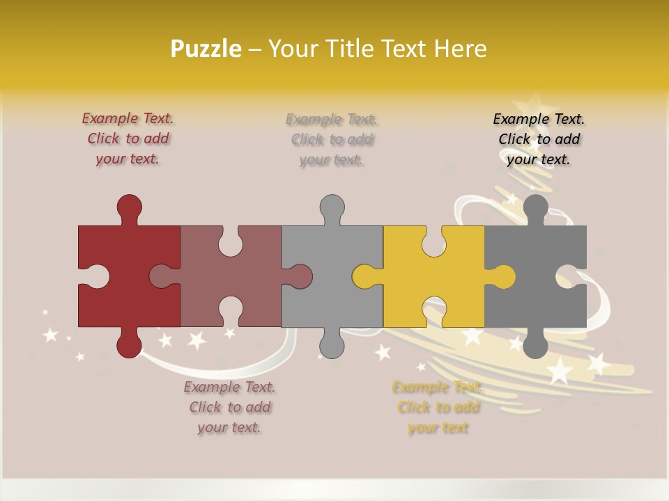 Winding Modern Curling PowerPoint Template