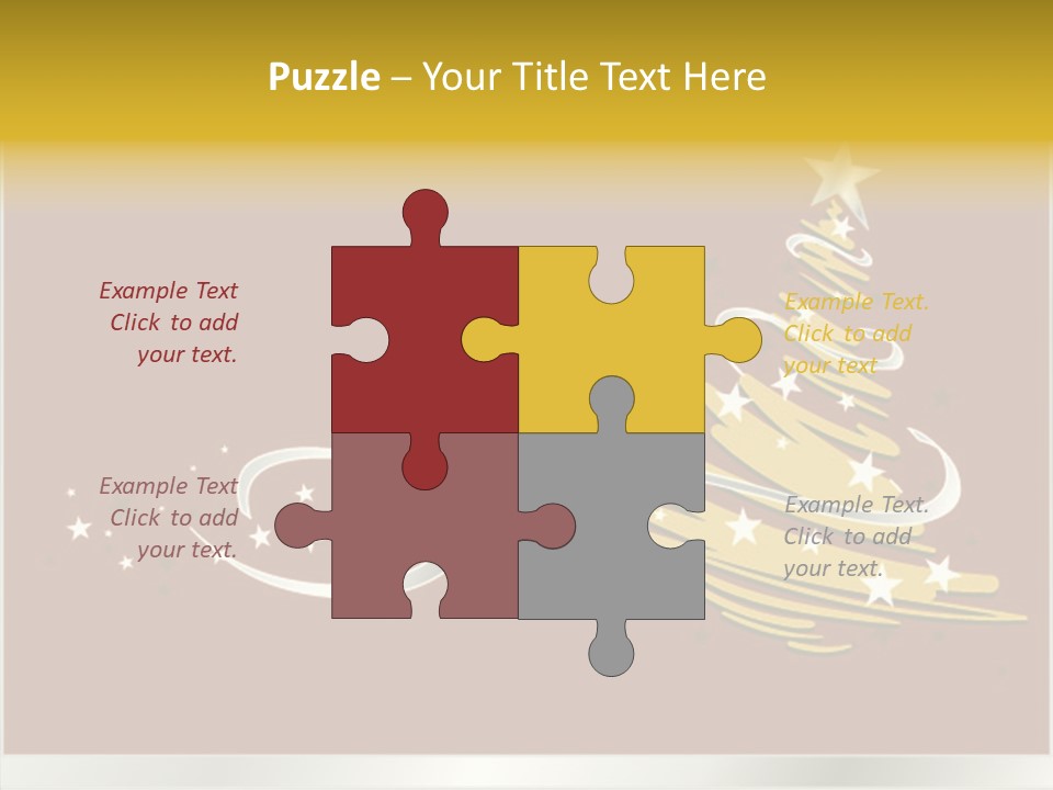 Winding Modern Curling PowerPoint Template