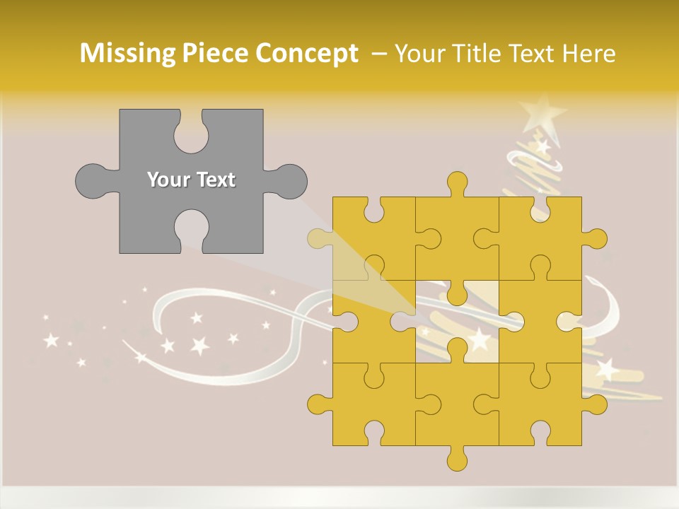 Winding Modern Curling PowerPoint Template