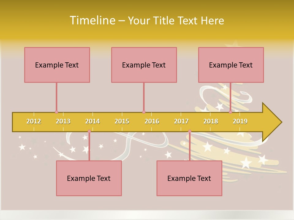 Winding Modern Curling PowerPoint Template