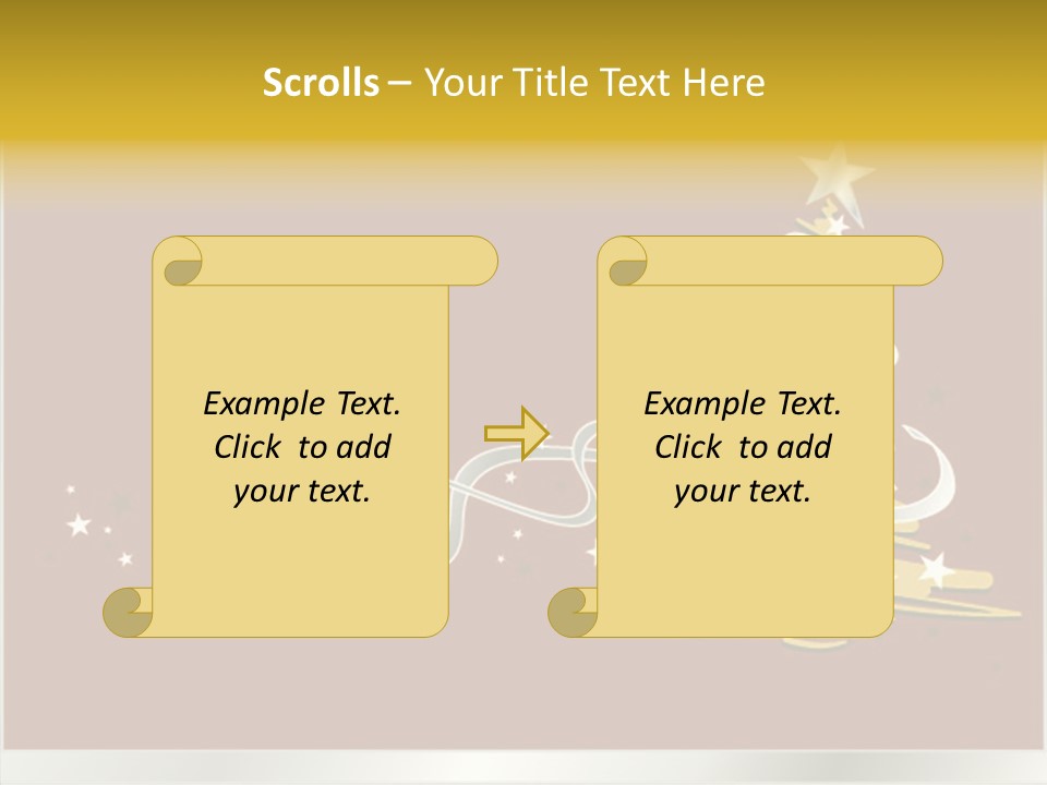 Winding Modern Curling PowerPoint Template