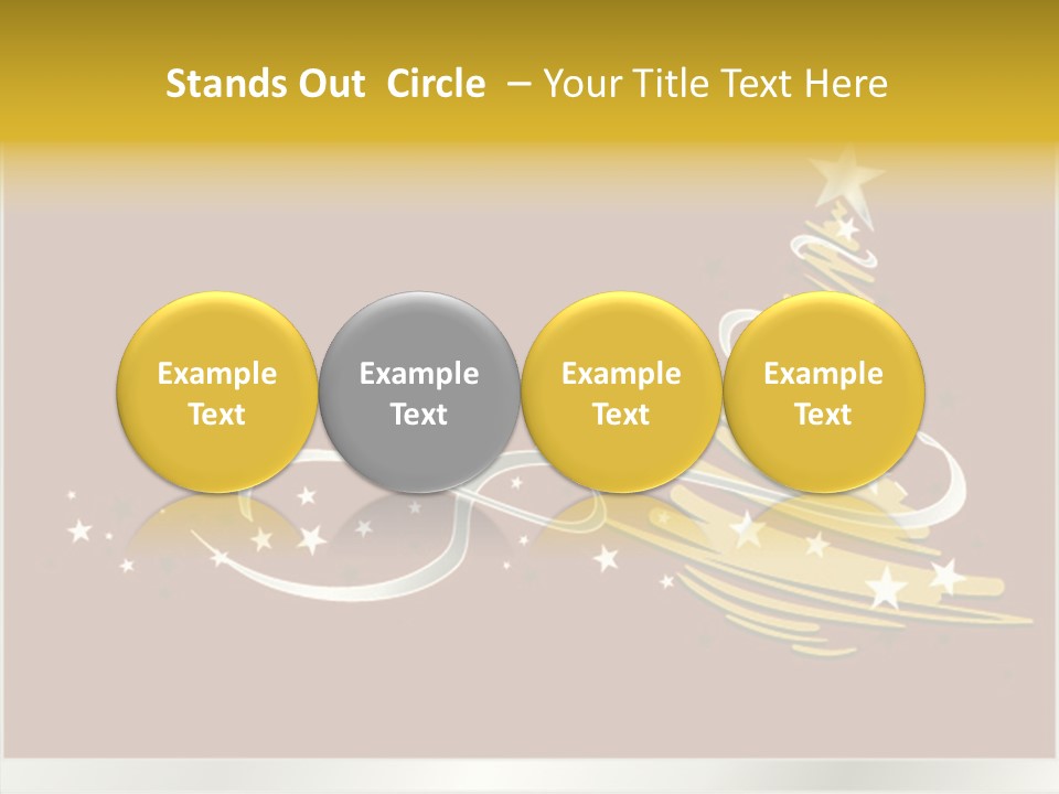 Winding Modern Curling PowerPoint Template