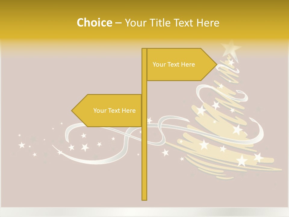 Winding Modern Curling PowerPoint Template